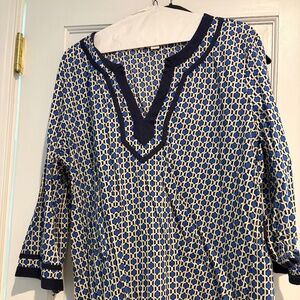 J.Crew Factory printed poplin tunic